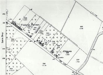 The south-eastern part of Bower Lane in 1901